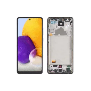 LCD SAMS A72 (4G) – TELA DE LCD C/ARO – PRETO
