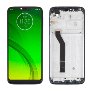 LCD MOTO G7 POWER – OLED C/ARO – PRETO