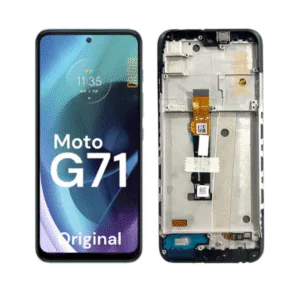 LCD MOTO G71 – ORIG C/ARO – PRETO