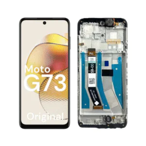 LCD MOTO G73 – ORIG VIVID C/ARO – PRETO