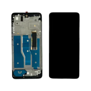 LCD MOTO G82 – ORIG C/ARO – PRETO