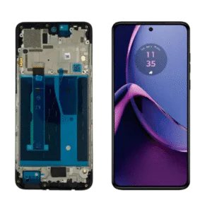 LCD MOTO G84 – ORIG SVC C/ARO – PRETO